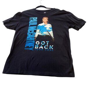 Paul McCartney Got Back Tour 2022 Official Merch T-Shirt Size XL100% Cotton Conc